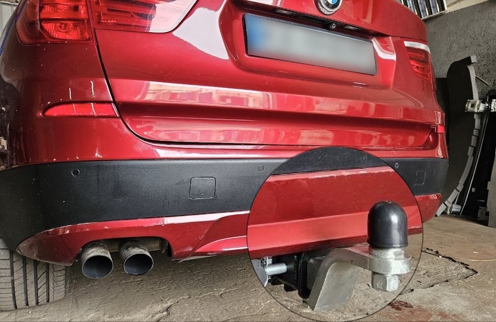 BMW trailer hitch
